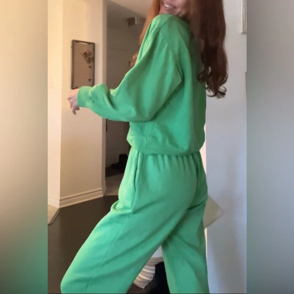 Zara Green sweatpants - Picture 6 of 7